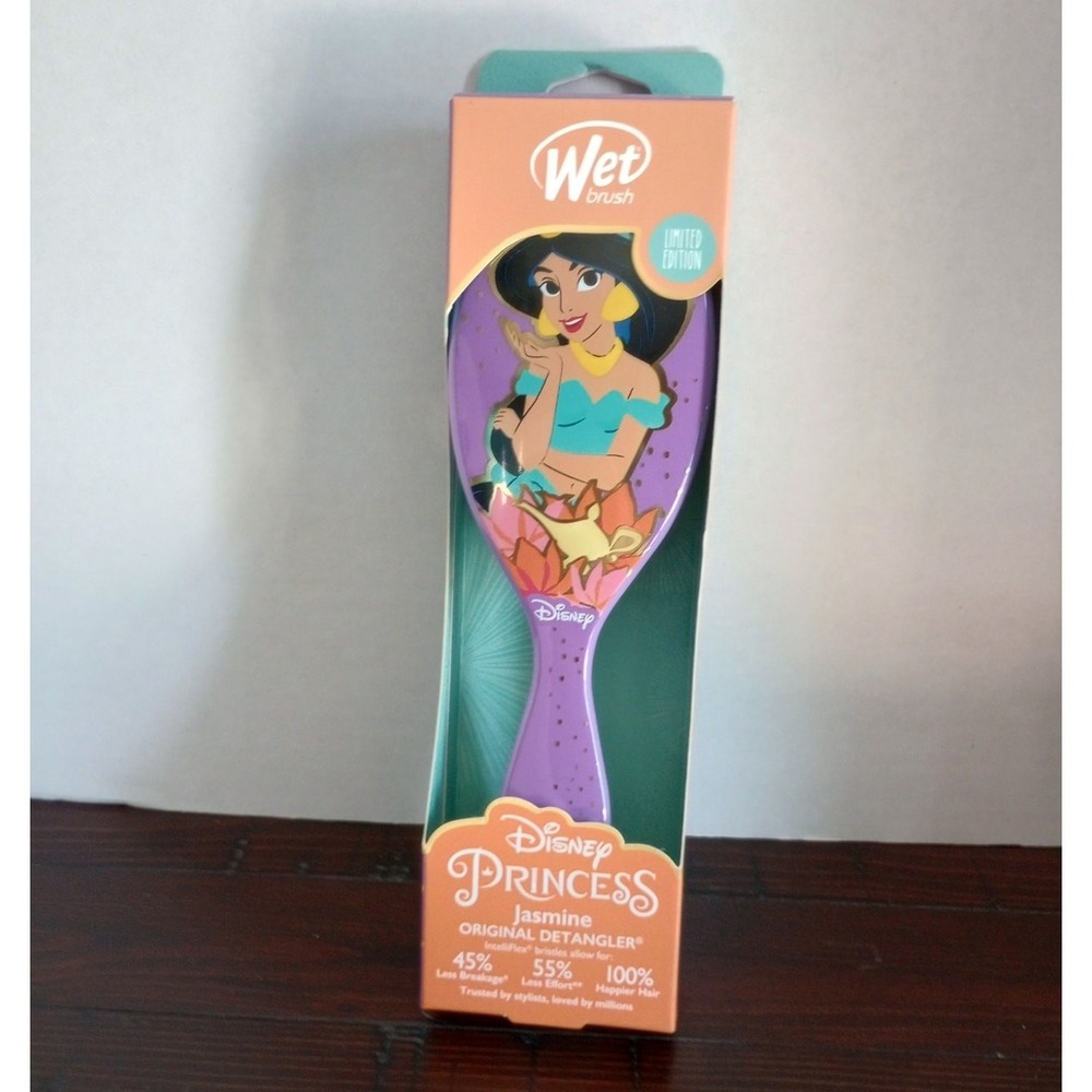 Disney‎ Princess New in Box Wet Brush Princess Jasmine Detangle Hair Brush